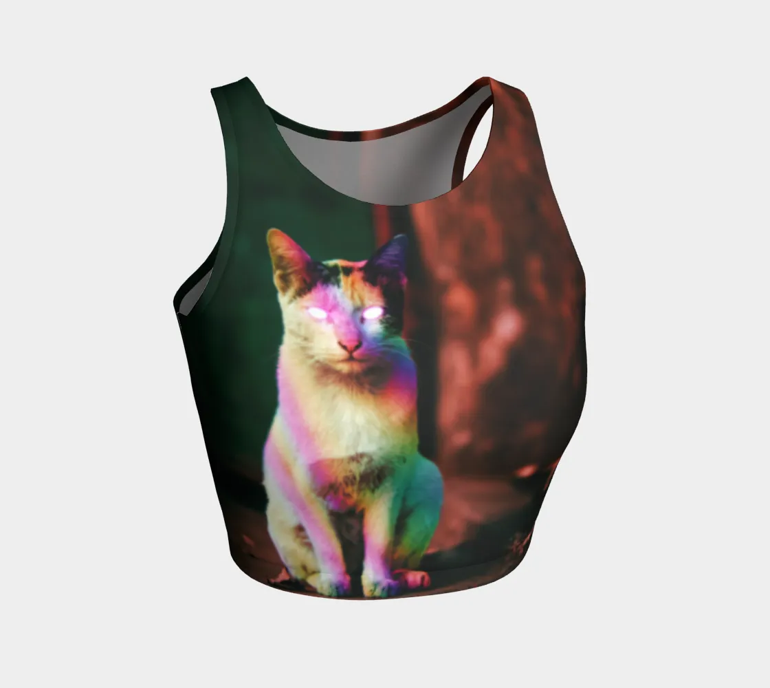 sci fi kitty crop top | Hubert S