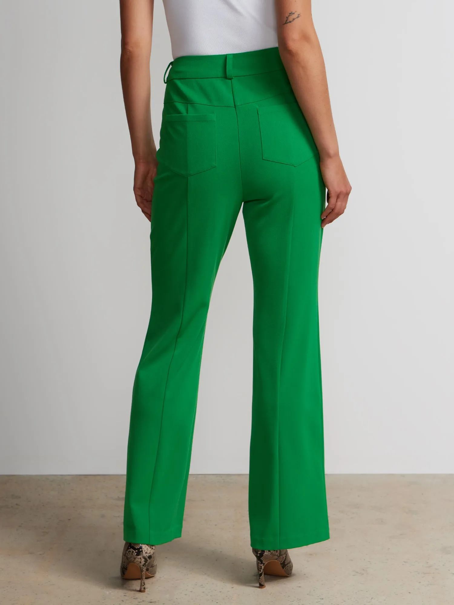 Seamed Slim Bootcut Pant