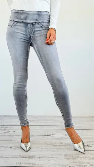 Silver Sky High-Rise Jeggings