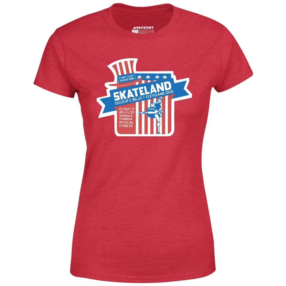 Skateland - Cleveland, OH - Vintage Roller Rink - Women's T-Shirt