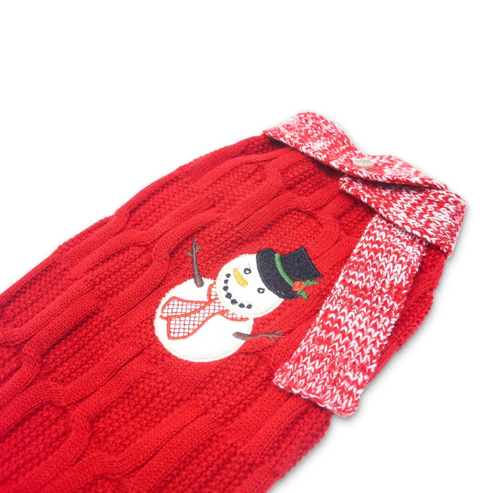 Snowman Scarf Sweater