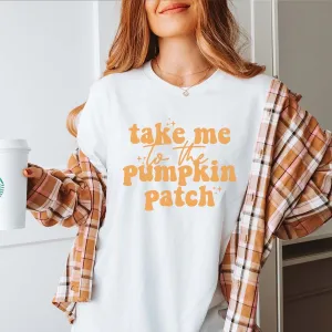 Take Me To The Pumpkin Patch Wholesale Bella Graphic Tee - Fast Shipping