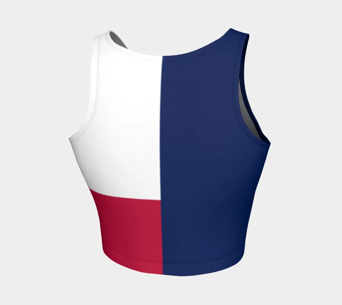 Texas Lone Star Athletic Crop Top