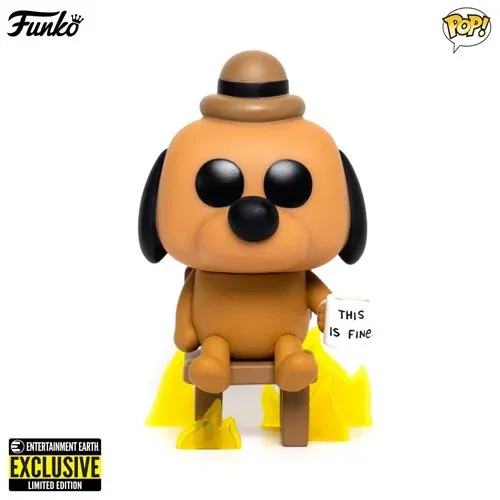 This is Fine Dog Pop! Vinyl Figure - Entertainment Earth Exclusive