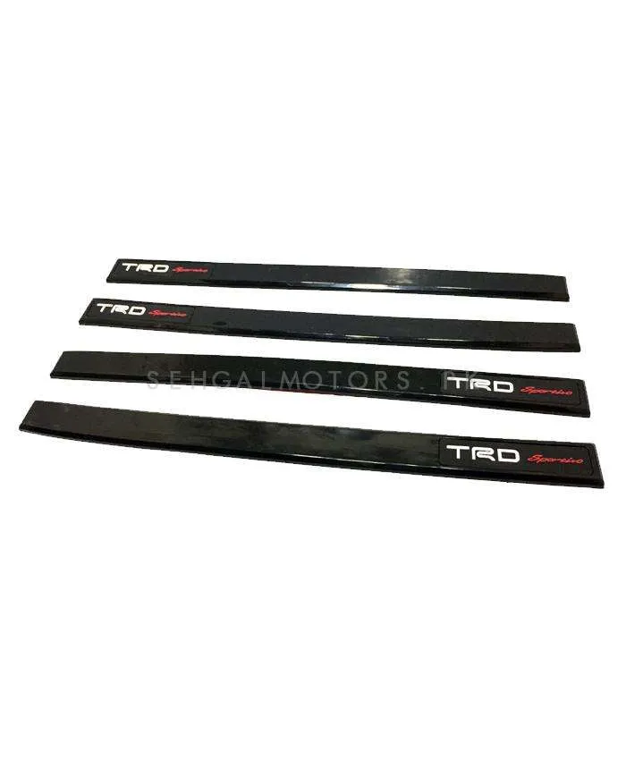 TRD Door Bumper Guards Black - Edge Protection Anti-Scratch Buffer Strip