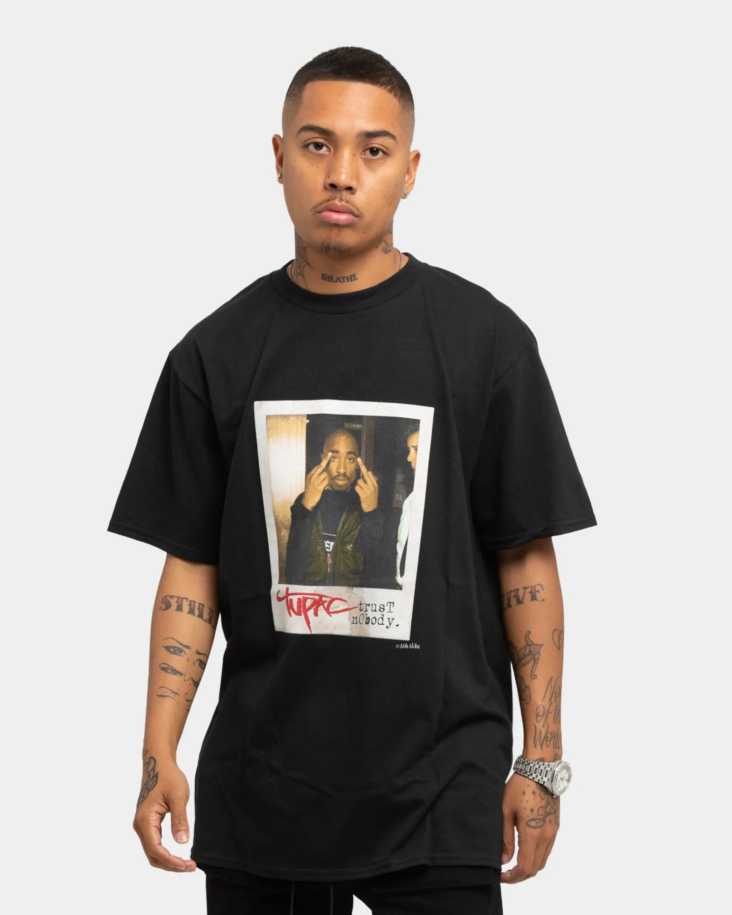 Tupac Trust Nobody T-Shirt Black