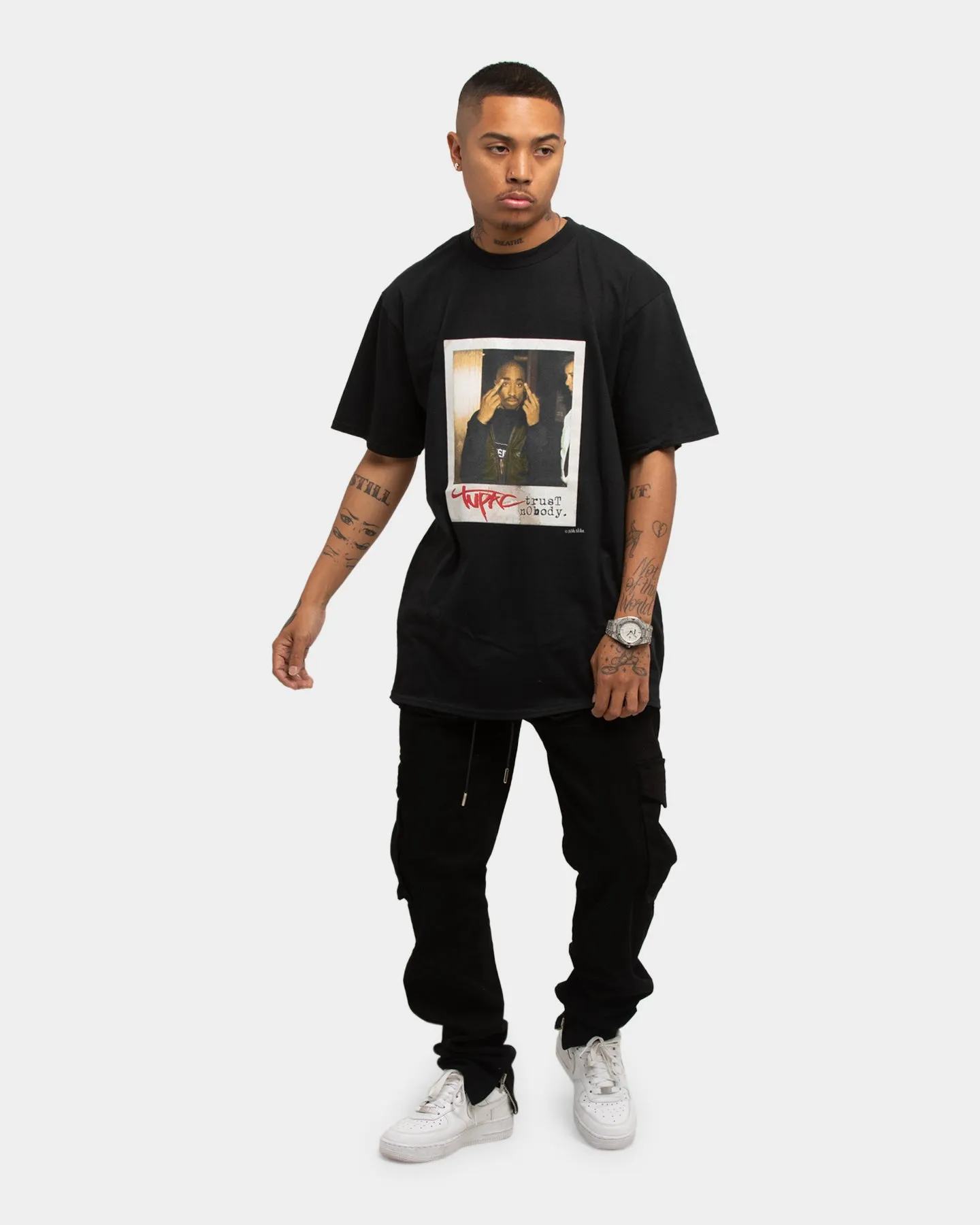 Tupac Trust Nobody T-Shirt Black