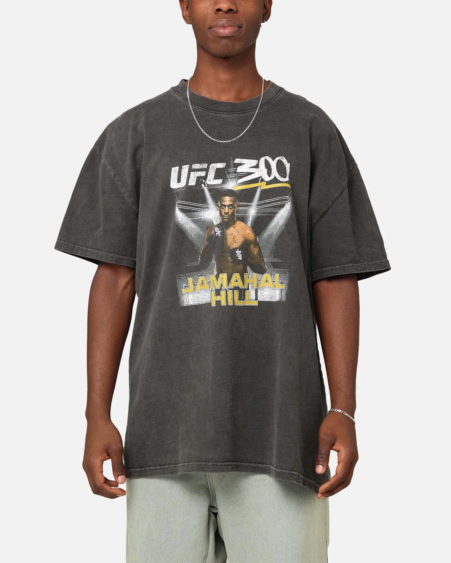 UFC By Culture Kings Jamahal "Sweet Dreams" Hill 300 Heavyweight T-Shirt Black Wash