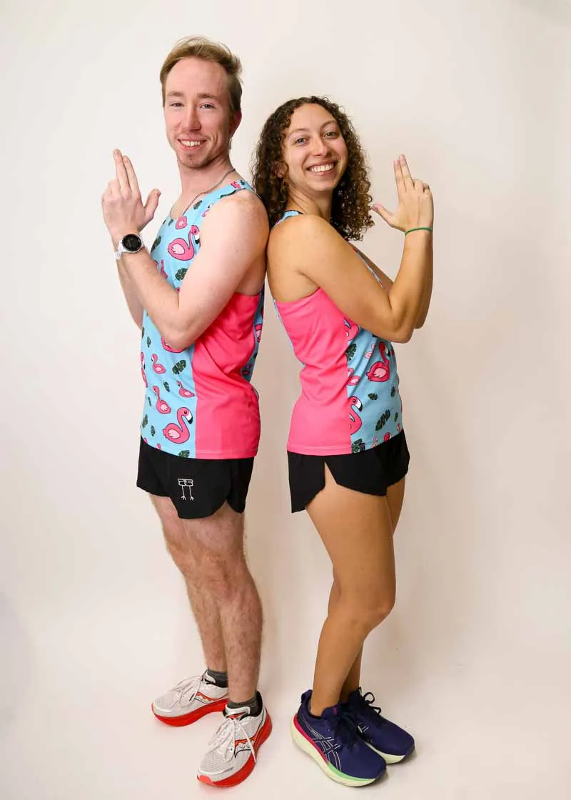 Women's Blue Flamingo SP Performance Singlet