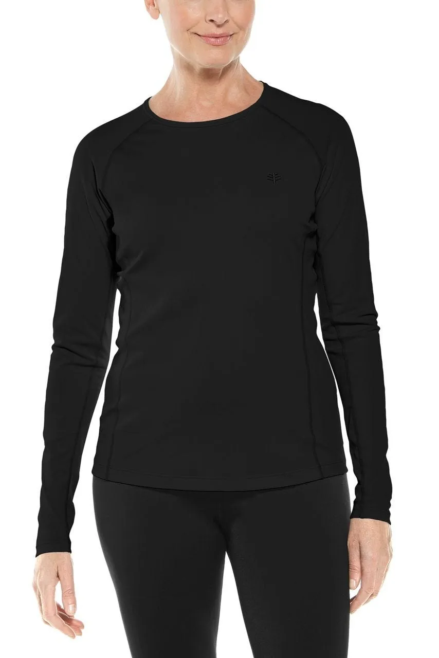 Women's Hightide Long Sleeve Swim Shirt  |  Black