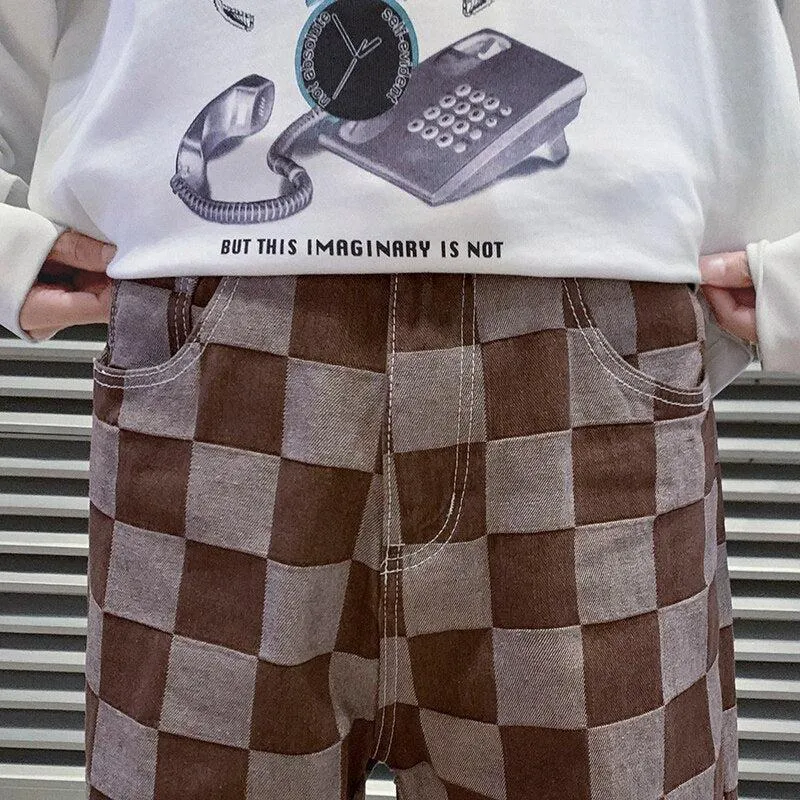 Y2K Checkered Pants